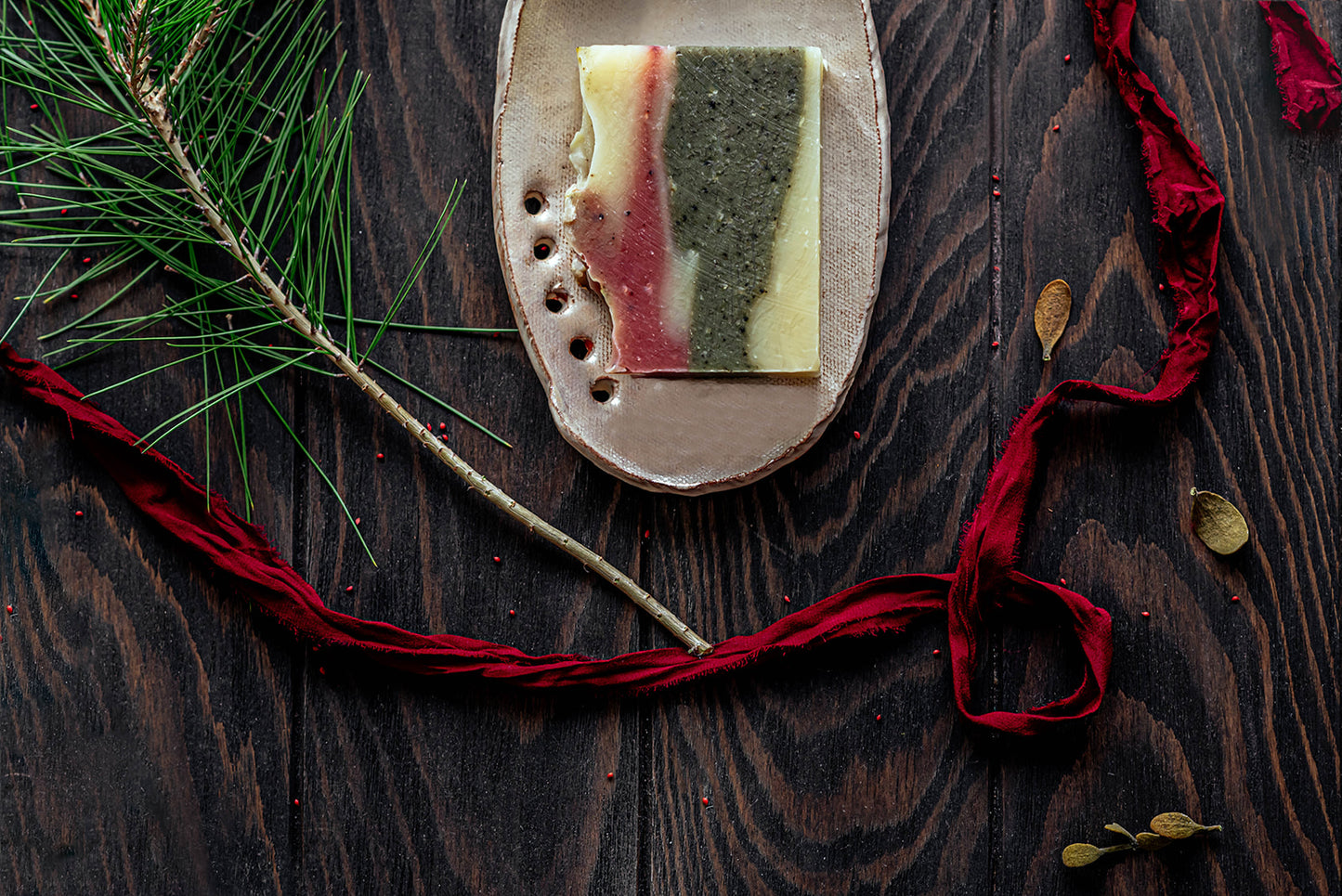 Mistletoe & Crushed Cranberry Soap